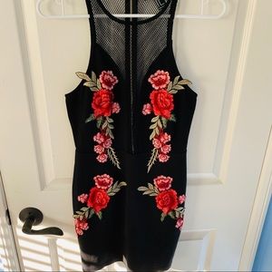 Rose Embroidered Dress